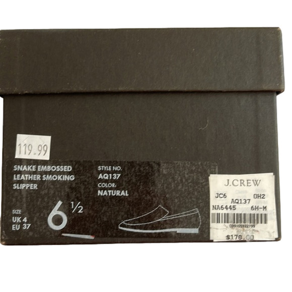J. Crew Cecile Embossed Leather size 6.5 - Picture 12 of 12